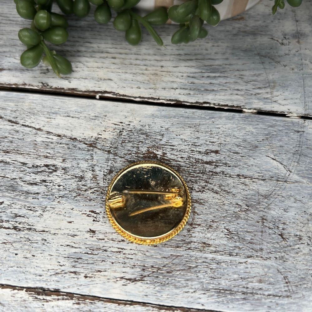 Vintage Micro Mosaic Brooch - Picture 6 of 7